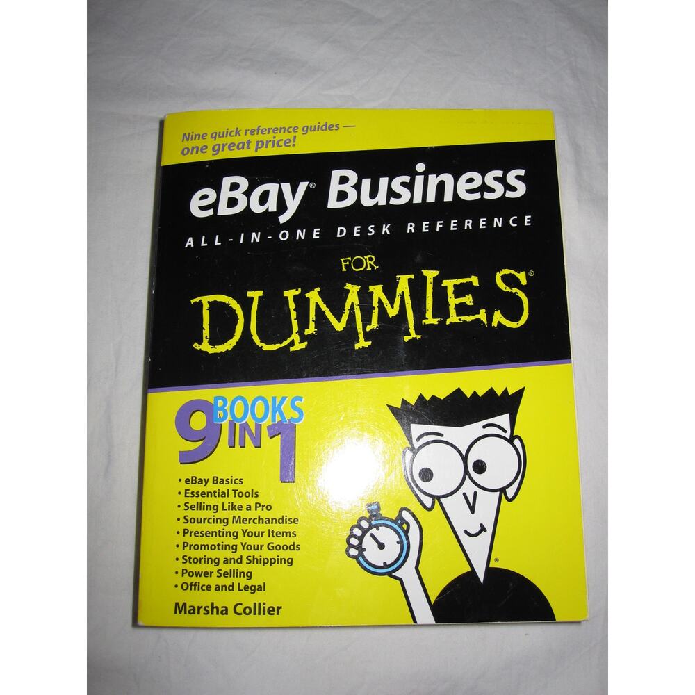 Ebay Business All-in-one Desk Reference for Dummies 9‎ books in 1 Marsha Collier